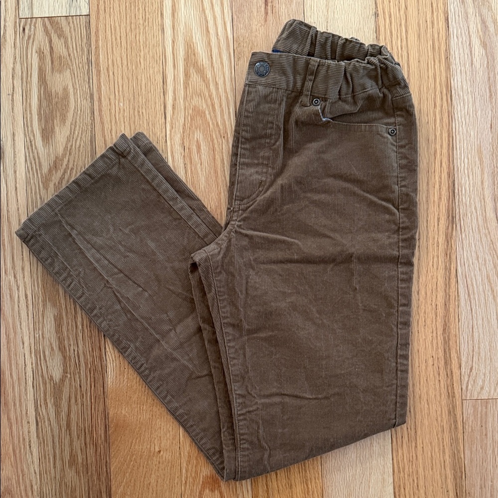 Janie & Jack Size 12 Boys‎ Brown Corduroy Casual Pants